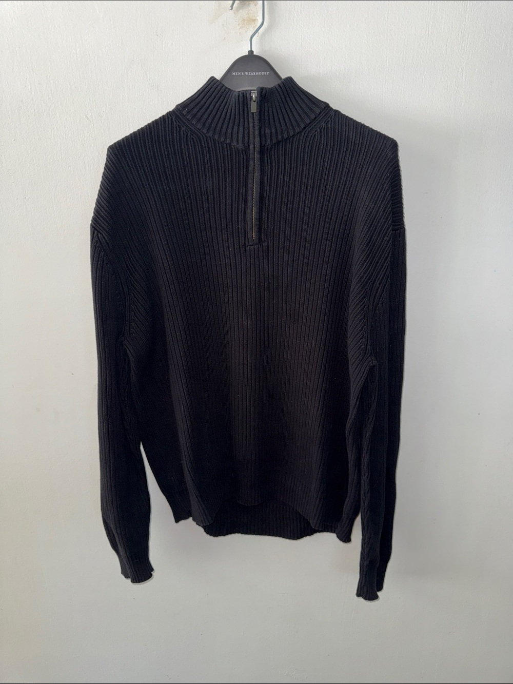 Vintage Y2K Calvin Klein Ribbed Half-Zip‎ Sweater - Size XL (Mint Condition)